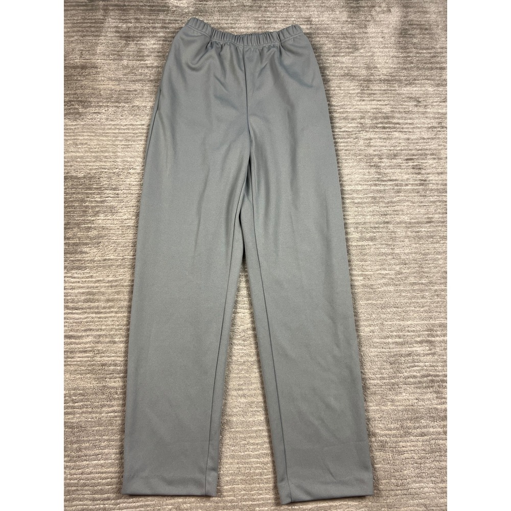 Blair‎ Pants Women 10 Gray Pull On Straight Leg Elastic Waist Casual Classic